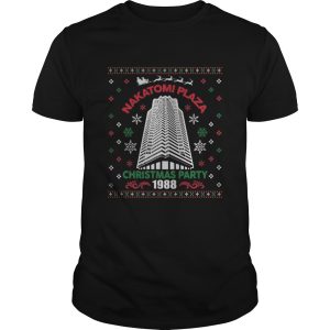 Nakatomi plaza 1988 christmas party ugly christmas shirt
