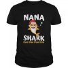Nana Shark Christmas Mommy Shark Daddy Shark shirt