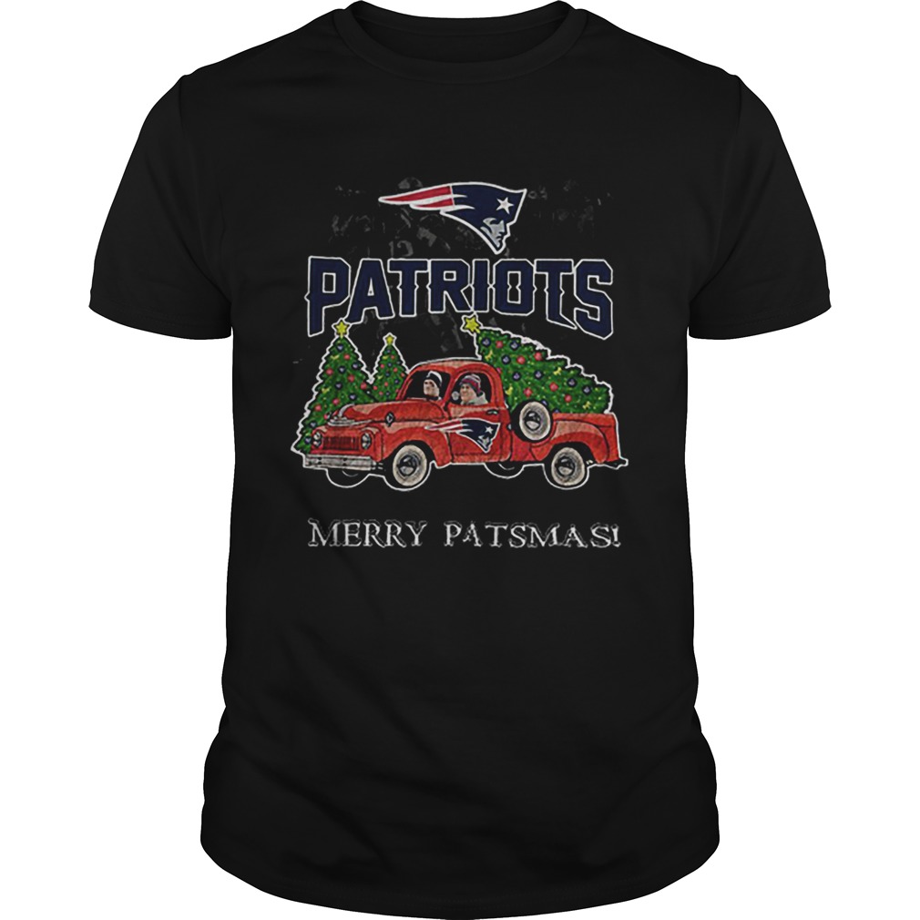 New England Patriots truck merry patsmas Christmas shirt New England Patriots truck merry patsmas Christmas shirt