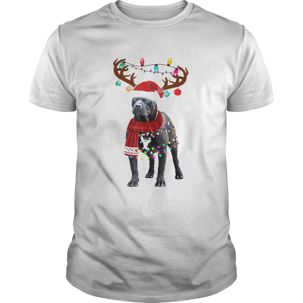Nice Cute Pitbull Christmas Lights Reindeer Pajamas shirt Nice Cute Pitbull Christmas Lights Reindeer Pajamas shirt