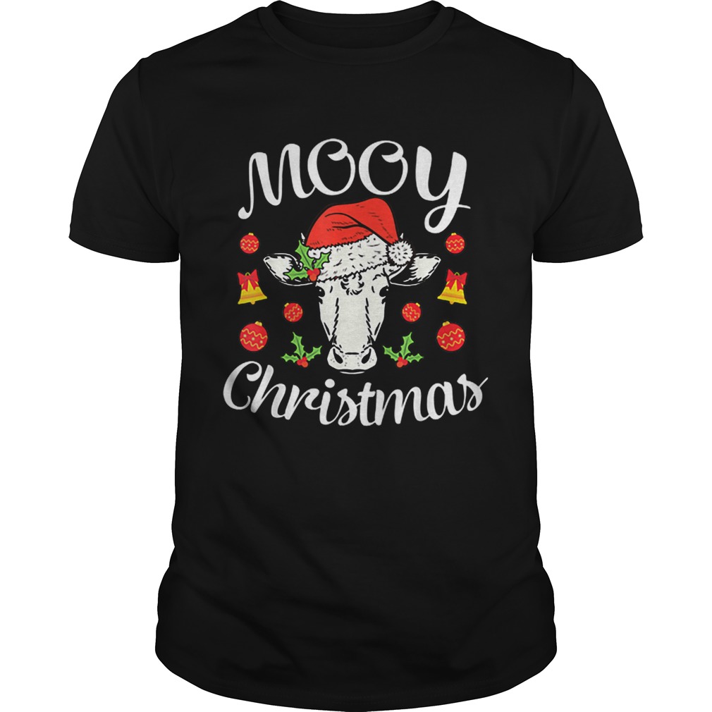 Nice Mooy Christmas Xmas Hat Cow Lover shirt Nice Mooy Christmas Xmas Hat Cow Lover shirt