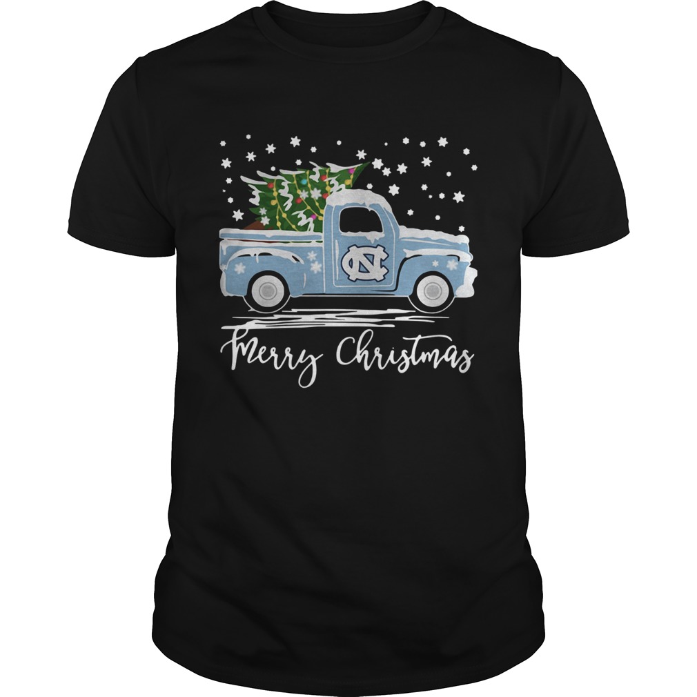 North Carolina Tar Heels Pickup Truck Merry Christmas shirt North Carolina Tar Heels Pickup Truck Merry Christmas shirt