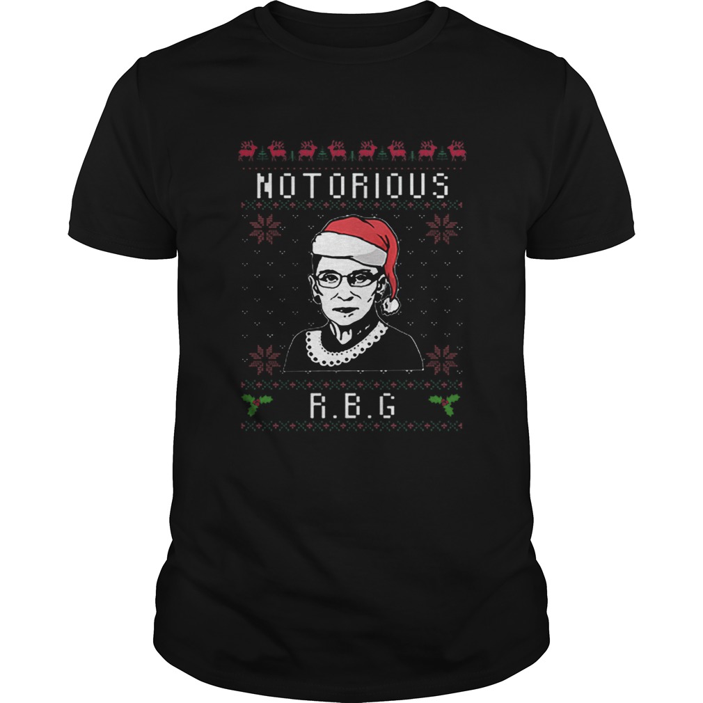 Notorious RBG Ugly Christmas shirt Notorious RBG Ugly Christmas shirt
