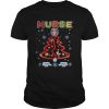 Nurse Christmas Tree Merry Xmas Gift TShirt