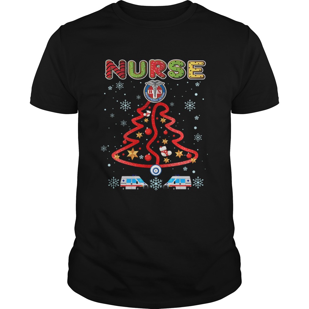 Nurse Christmas Tree Merry Xmas Gift TShirt Nurse Christmas Tree Merry Xmas Gift TShirt