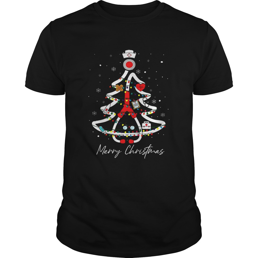 Nurse Tree Christmas Funny Classic shirt Nurse Tree Christmas Funny Classic shirt