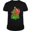 Octopus Santa Hat Christmas Tree shirt