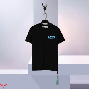 Off White T-Shirt Logo Vintage Minimalist Art Arrow