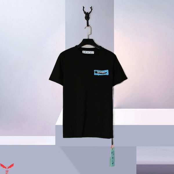 Off White T-Shirt Logo Vintage Minimalist Art Arrow