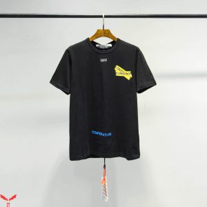Off White T-Shirt Logo Vintage Minimalist Art Cross Arrow