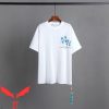 Off White T-Shirt Splash Arrow Classic Minimalist Art