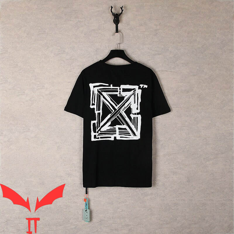 Off White T-Shirt Splash Arrow Trendy Vintage Minimalist Art Off White T-Shirt Splash Arrow Trendy Vintage Minimalist Art