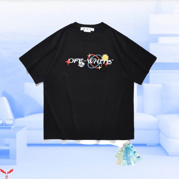 Off White T-Shirt Vintage Minimalist Art Featuring Arrow