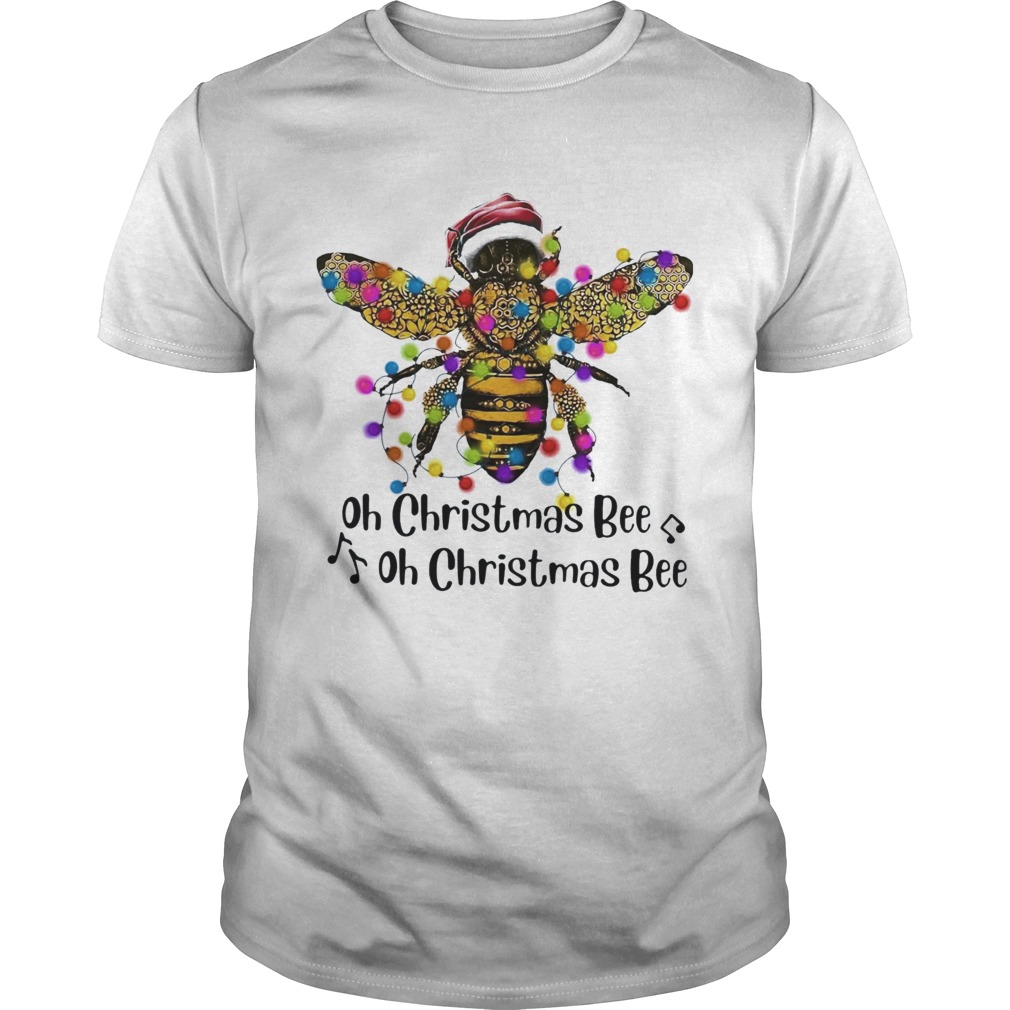 Oh Christmas Bee Musisc Lights Colors Merry Xmas shirt Oh Christmas Bee Musisc Lights Colors Merry Xmas shirt