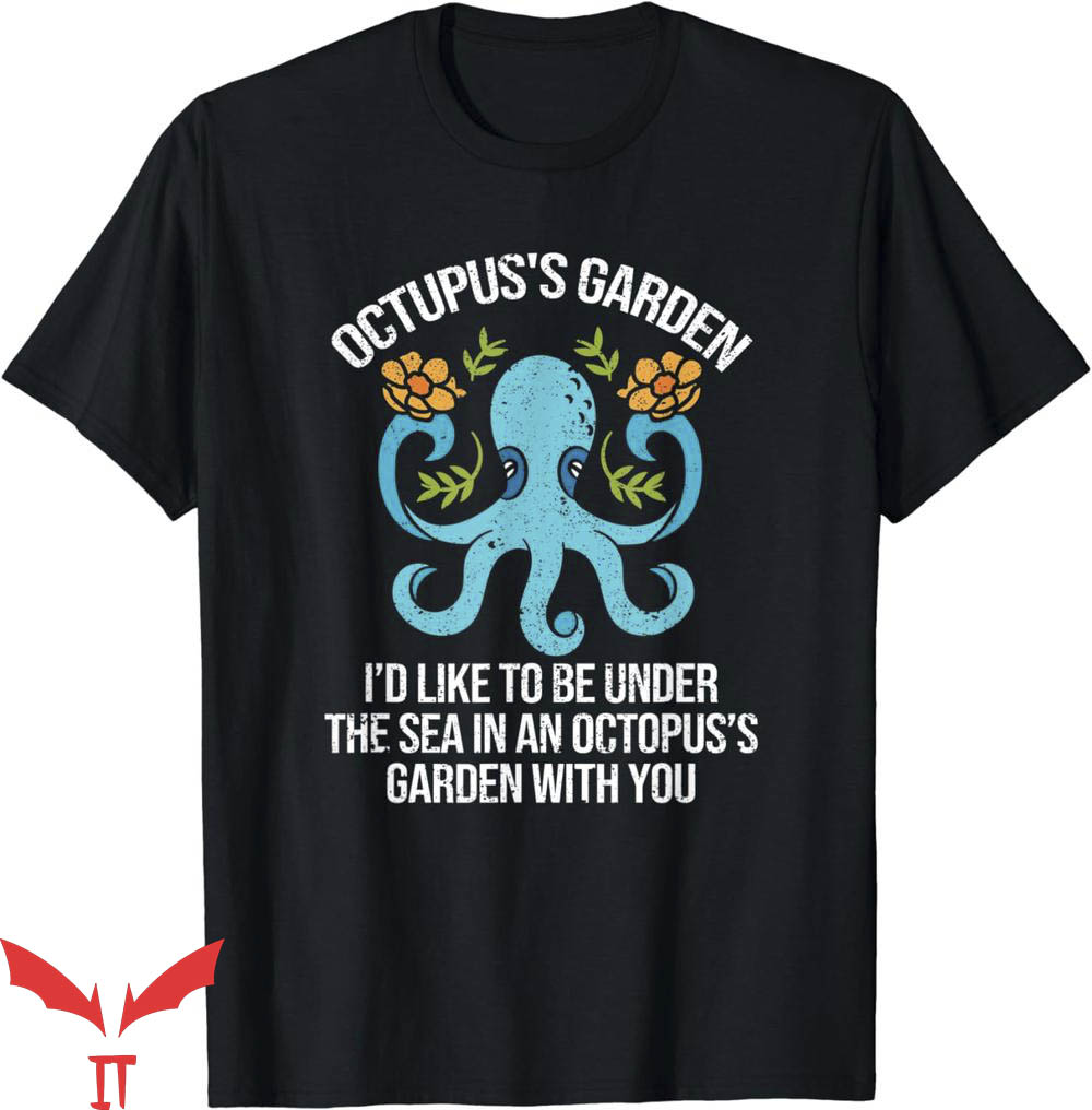 Olive Garden T-Shirt Garden Funny Gardening Octopus Tee Olive Garden T-Shirt Garden Funny Gardening Octopus Tee