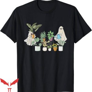 Olive Garden T-Shirt Ghost Garden Watering Flowers T-Shirt