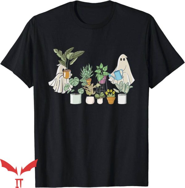 Olive Garden T-Shirt Ghost Garden Watering Flowers T-Shirt