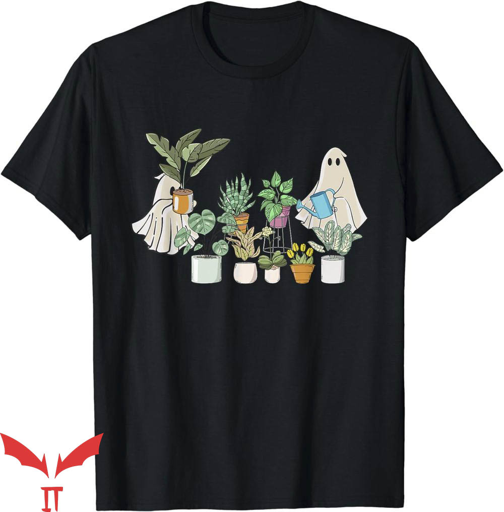 Olive Garden T-Shirt Ghost Garden Watering Flowers T-Shirt Olive Garden T-Shirt Ghost Garden Watering Flowers T-Shirt