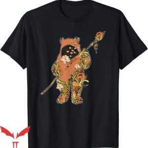 Olive Garden T-Shirt Wicket Ewok Endor Floral Garden T-Shirt