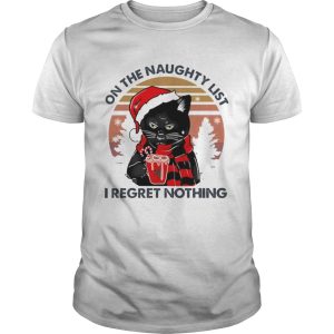 On The Naughty List I Regret Nothing Retro Vinta