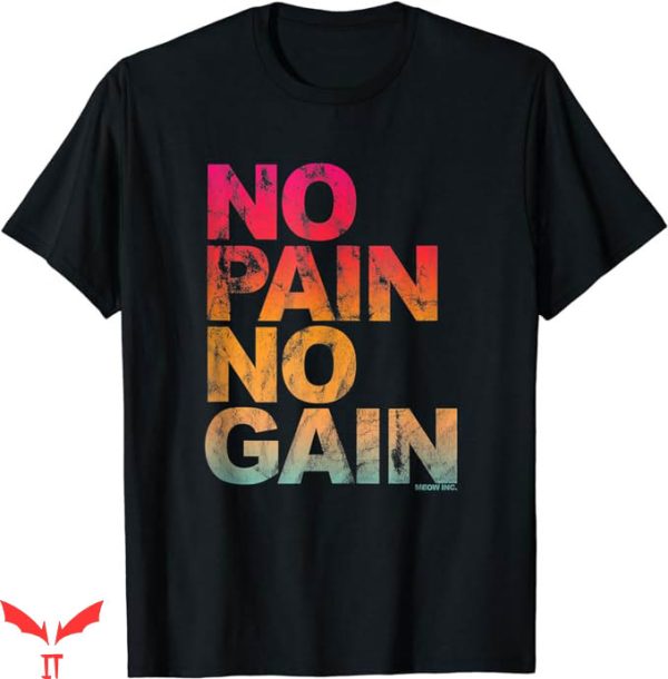 Only Gains T-Shirt Motivation Workout Gym T-Shirt WWE