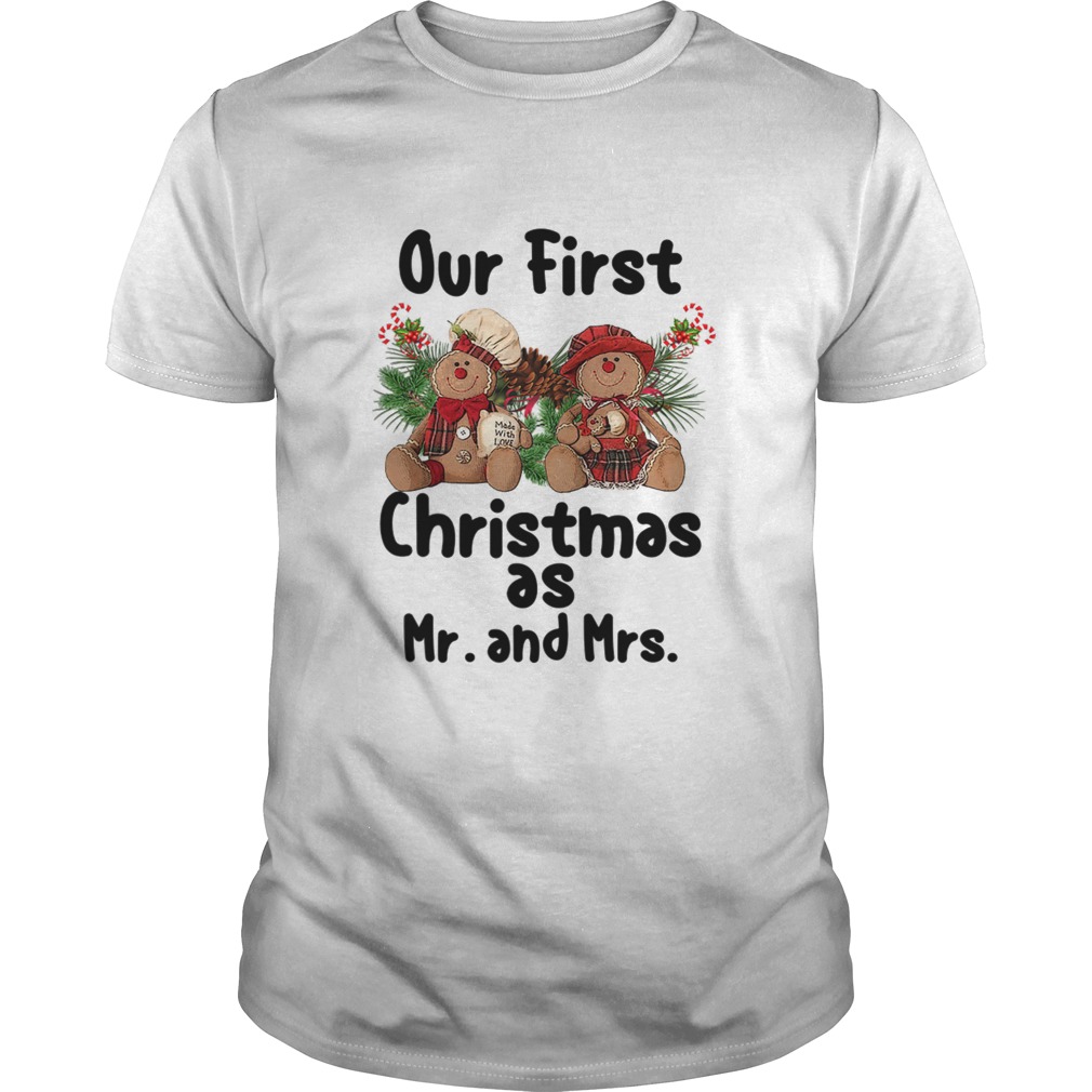 Our First Christmas As Mr and Mrs Shirt Our First Christmas As Mr and Mrs Shirt