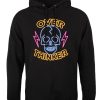 Over Thinker Unisex Black Pullover Hoodie