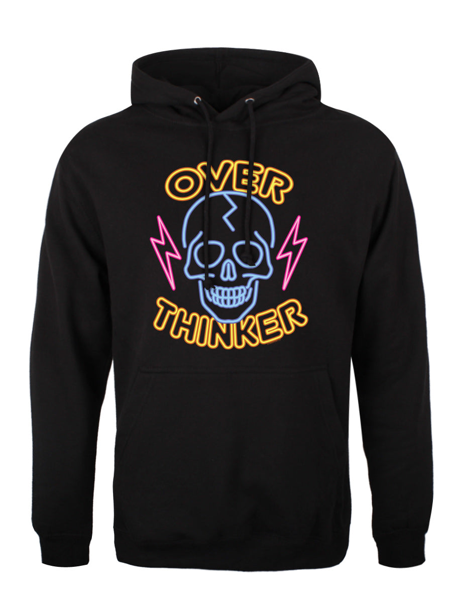 Over Thinker Unisex Black Pullover Hoodie Over Thinker Unisex Black Pullover Hoodie