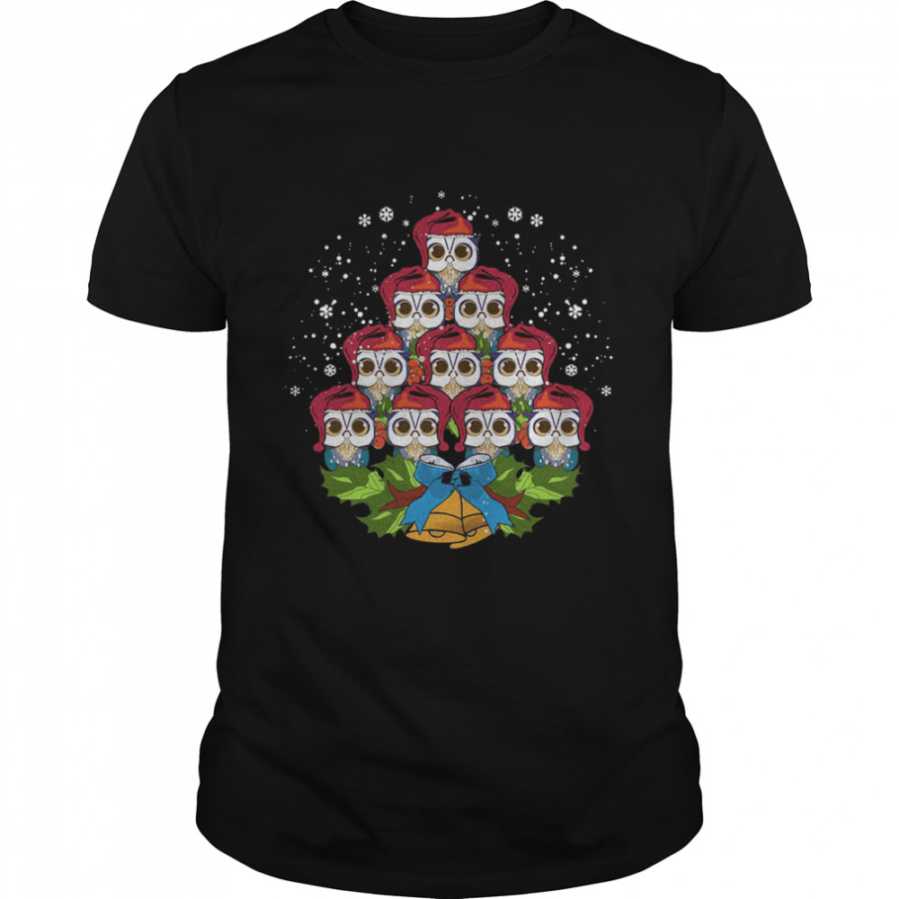Owls Merry Christmas Tree Animal shirt Owls Merry Christmas Tree Animal shirt