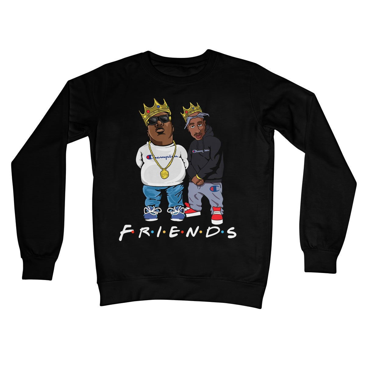 PAC & BIGGIE FOREVER Crew Neck Sweatshirt PAC & BIGGIE FOREVER Crew Neck Sweatshirt
