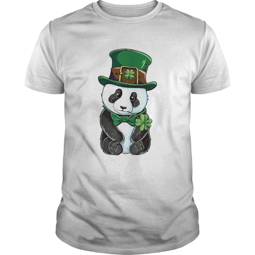 Panda Leprechaun St Patricks Day Boys Kids Girls Shamrock shirt Panda Leprechaun St Patricks Day Boys Kids Girls Shamrock shirt