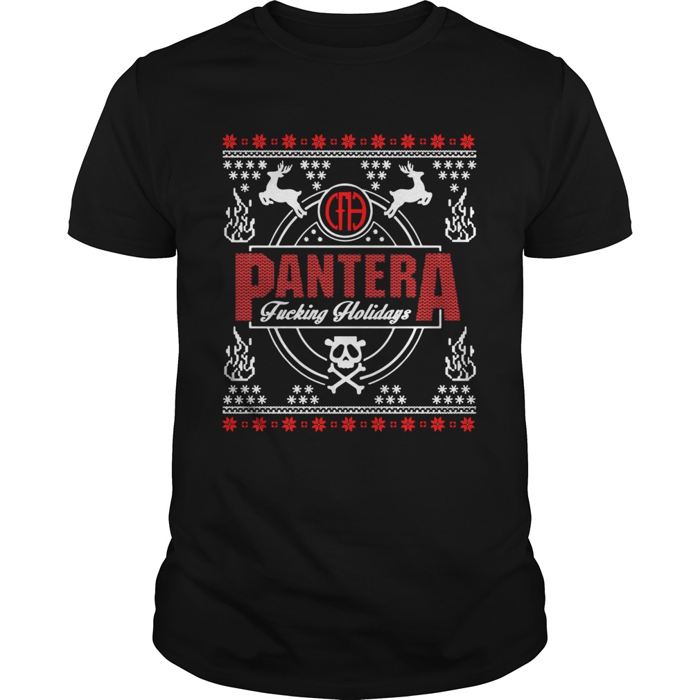 Pantera Fucking Holidays Ugly Christmas shirt Pantera Fucking Holidays Ugly Christmas shirt