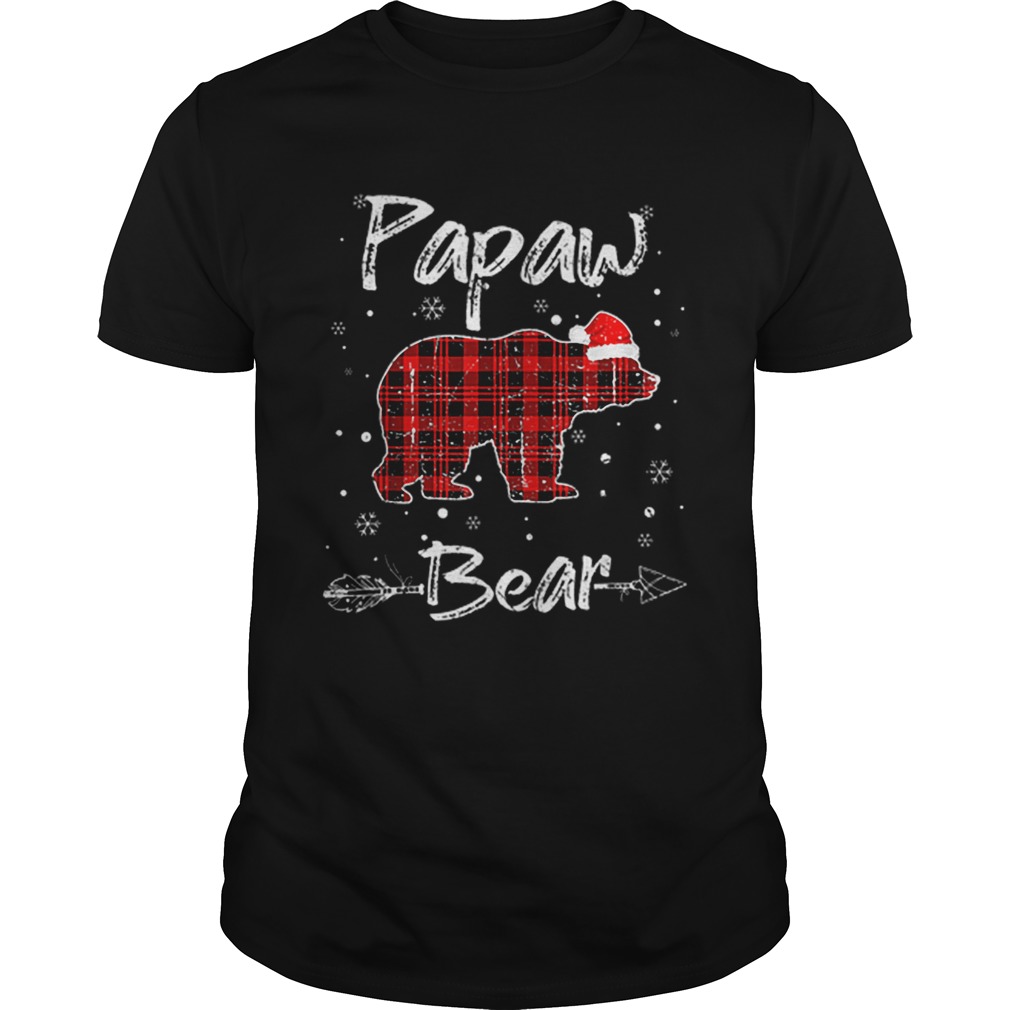 Papaw Bear Red Plaid Christmas Pajama shirt Papaw Bear Red Plaid Christmas Pajama shirt