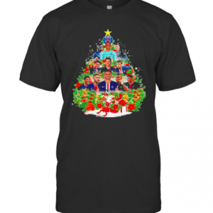 Paris Saint Germain Football Club Christmas Tree T-Shirt