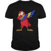 Parrot Dabbing for kids birthday party gift Family Christmas shirt