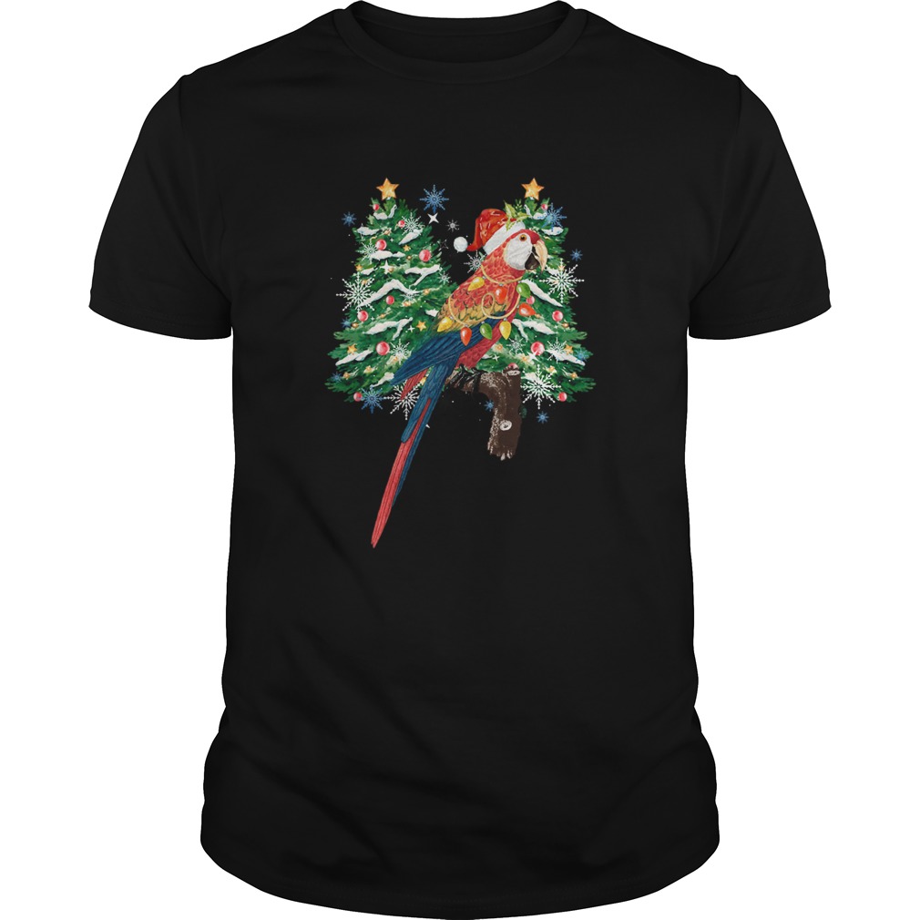 Parrot Watercolor Christmas shirt Parrot Watercolor Christmas shirt