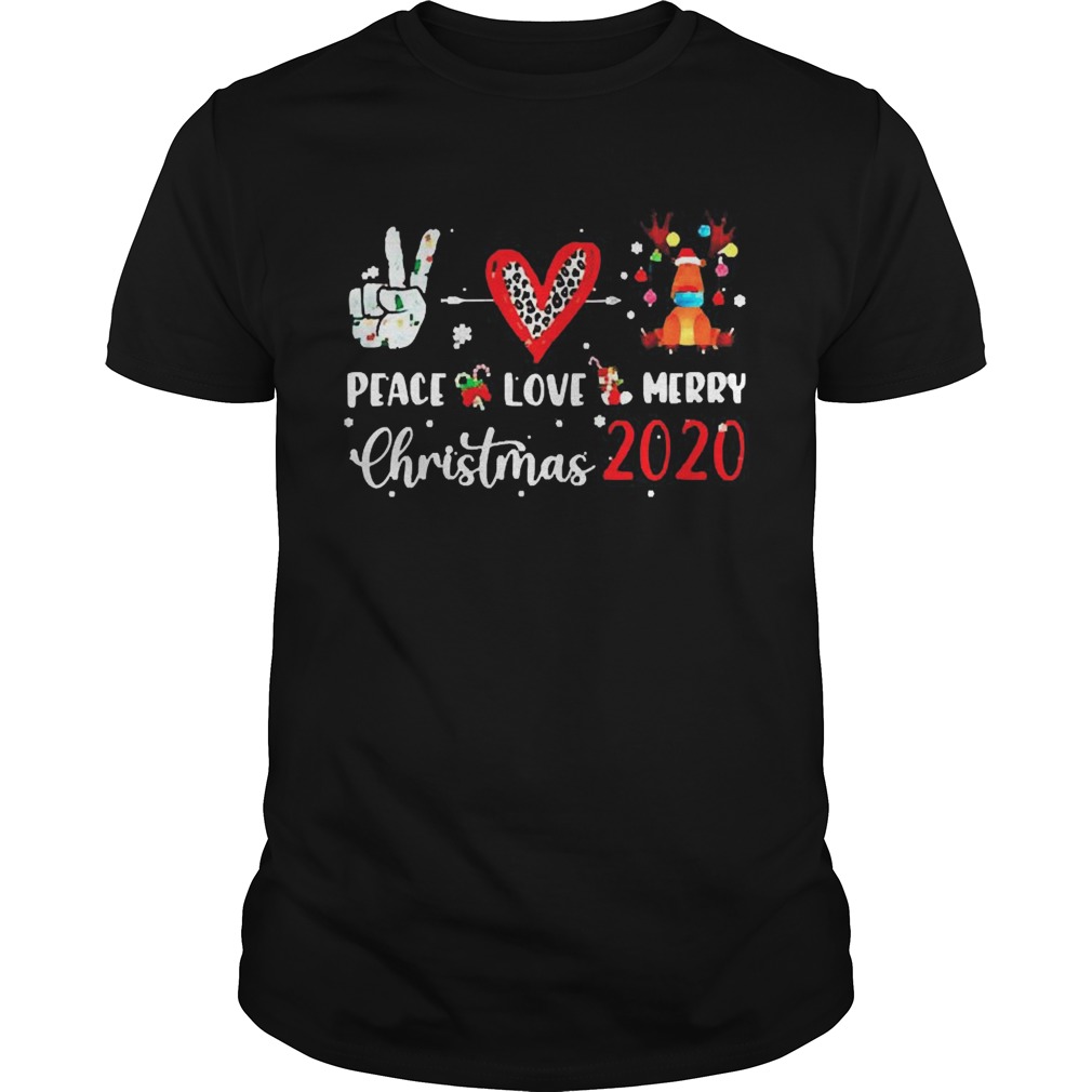 Peace Love Merry Christmas 2020 shirt Peace Love Merry Christmas 2020 shirt