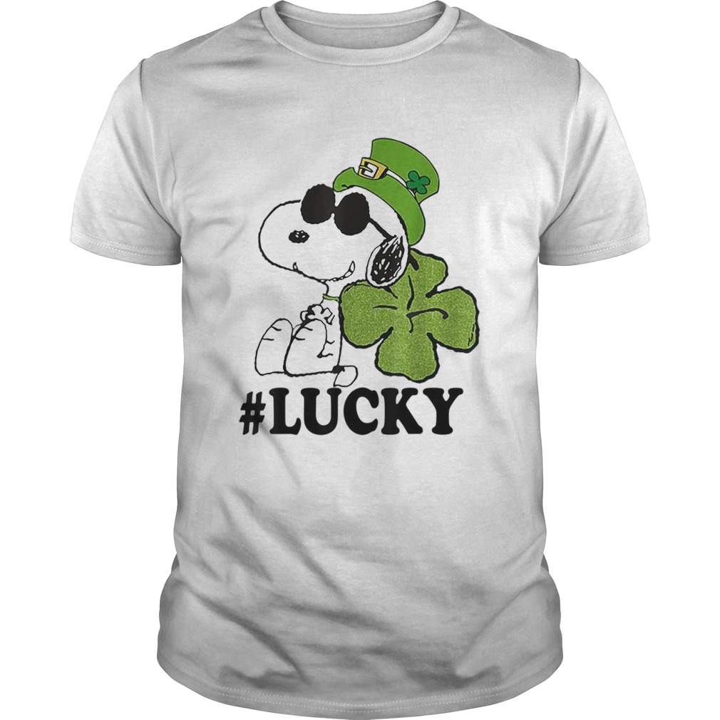 Peanuts St Patricks Snoopy Lucky shirt Peanuts St Patricks Snoopy Lucky shirt