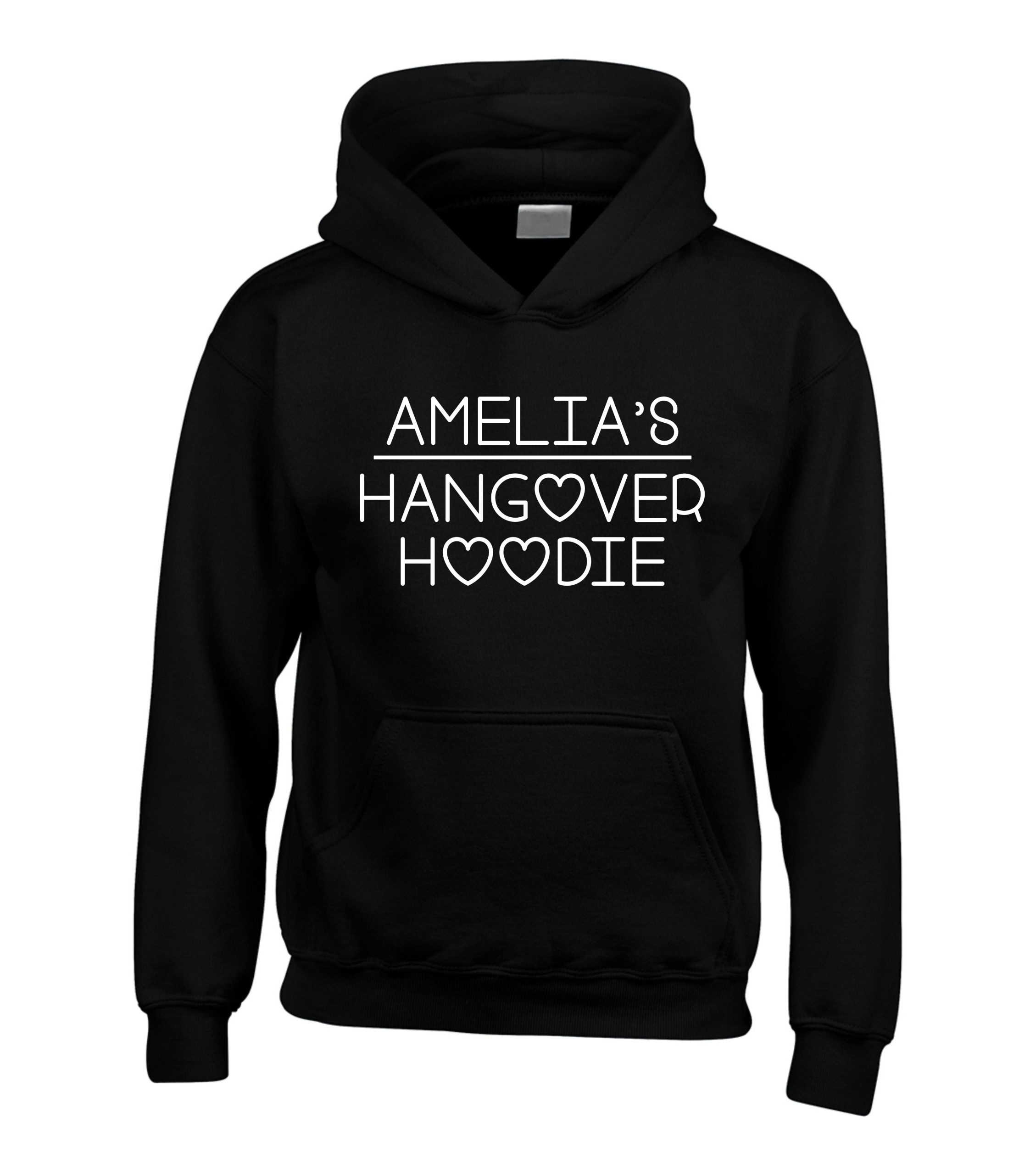 Personalised 'Hangover Hoodie' with Your Name! Personalised 'Hangover Hoodie' with Your Name!