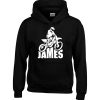 Personalised Motocross Dirt Bike Hoodie with Your Name