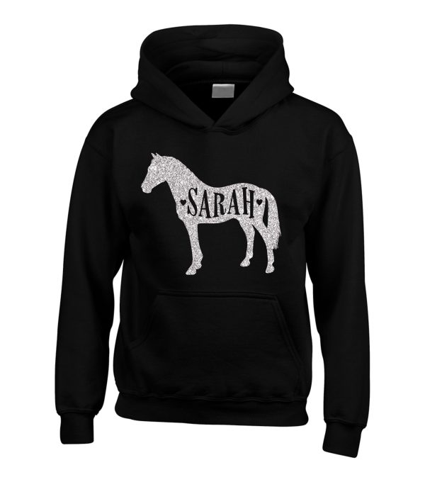 Personalised Name in Horse Hoodie