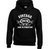 Personalised Year Vintage Hoodie