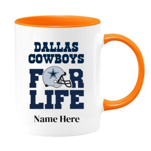 Personalized Dallas Cowboys Coffee Mug For Life