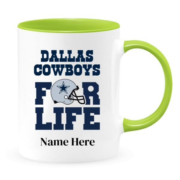 Personalized Dallas Cowboys Coffee Mug For Life