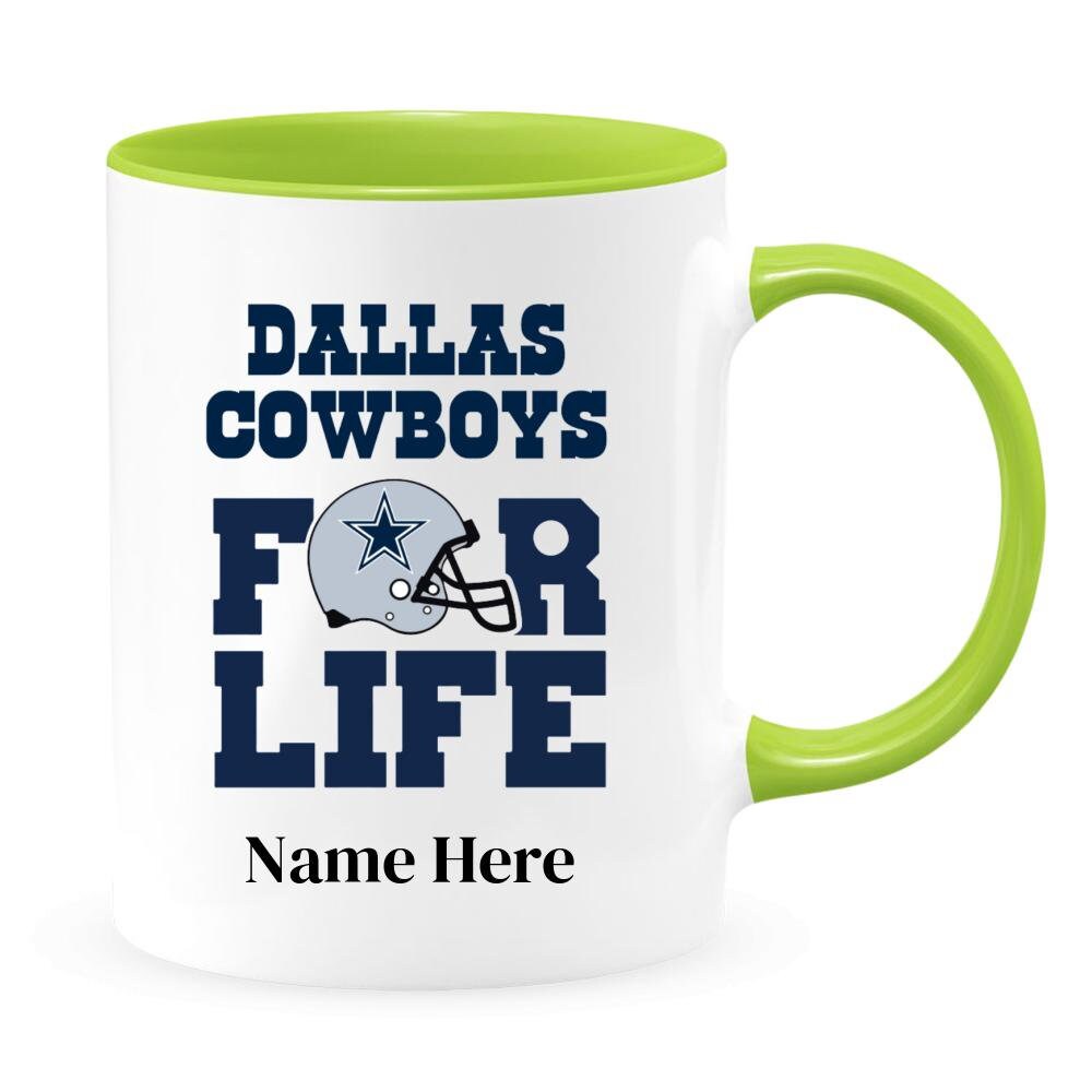 Personalized Dallas Cowboys Coffee Mug For Life Personalized Dallas Cowboys Coffee Mug For Life