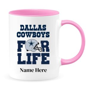 Personalized Dallas Cowboys Coffee Mug For Life