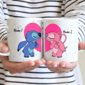 Personalized Lilo And Stitch Couple Mug (2 Mugs)