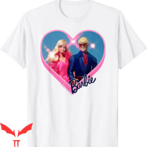 Pink Barbie T-Shirt Ken Heart Cartoon Y2K Corlorful