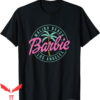 Pink Barbie T-Shirt Malibu Beach Los Angeles Cartoon Y2K