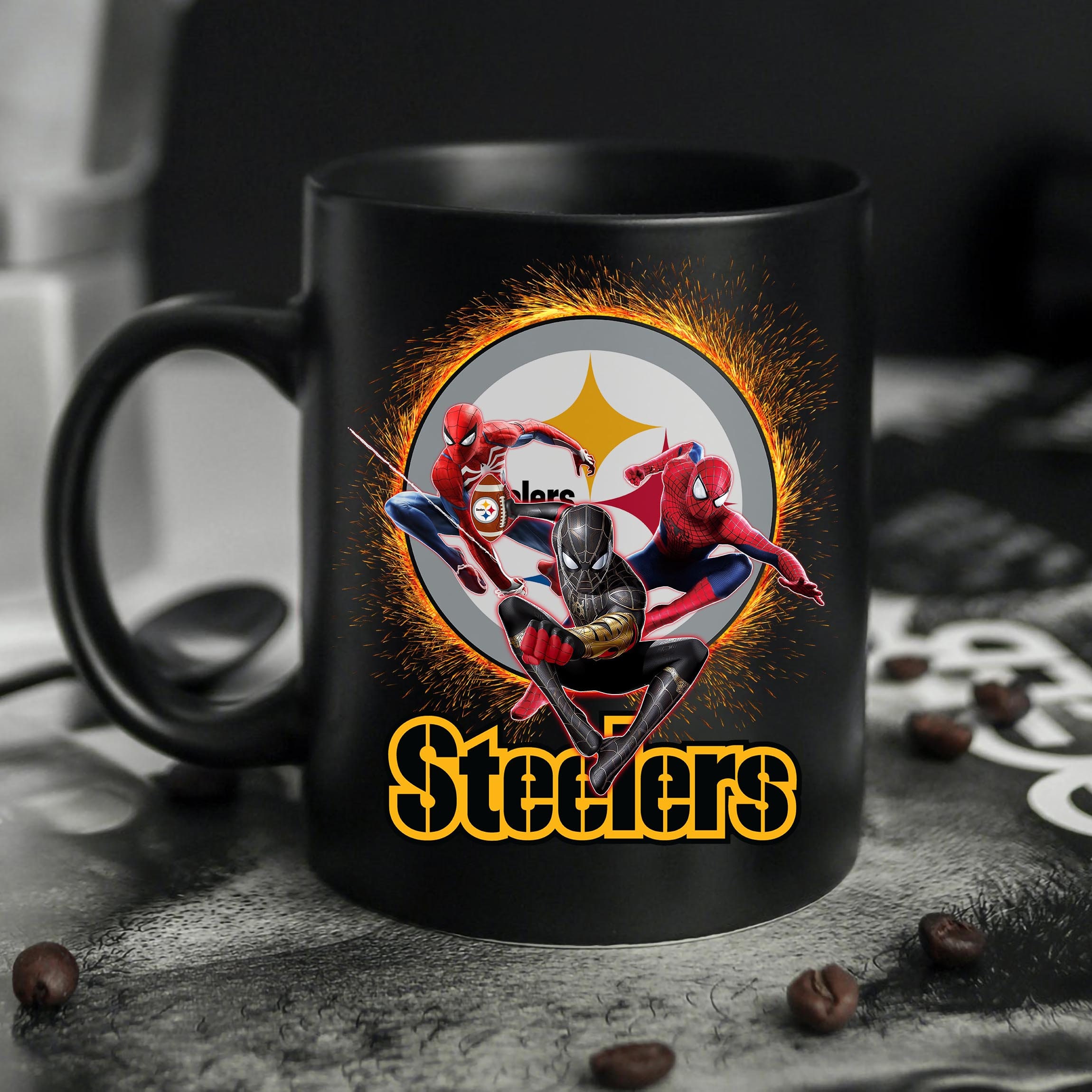 Pittsburgh Steelers Spider Man No Way Home Mug Pittsburgh Steelers Spider Man No Way Home Mug